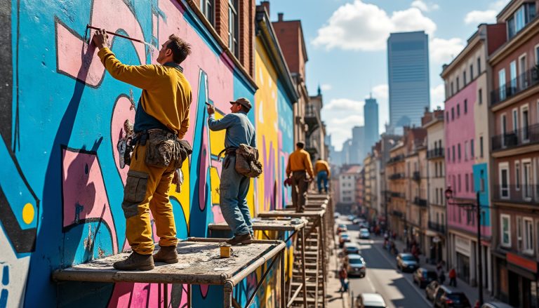 découvrez l'univers des peintres en lettres du btp, ces artistes talentueux qui transforment nos façades en véritables œuvres d'art avec leurs créations exceptionnelles. apprenez comment leur savoir-faire embellit notre environnement tout en préservant l'identité locale.