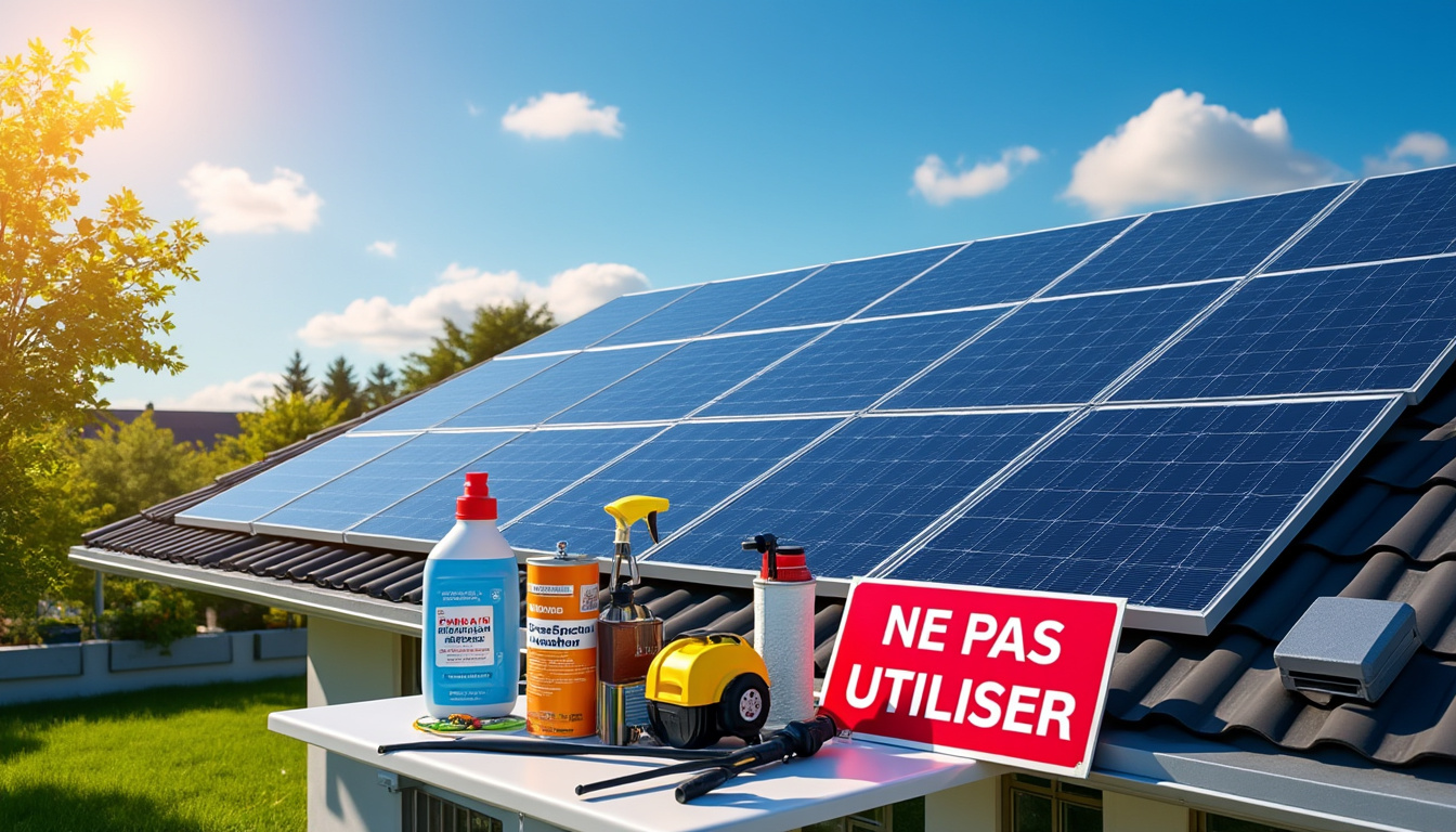 découvrez les produits à éviter pour nettoyer vos panneaux solaires et assurer leur performance optimale. protégez votre investissement avec des conseils pratiques pour un entretien efficace et sécurisé.