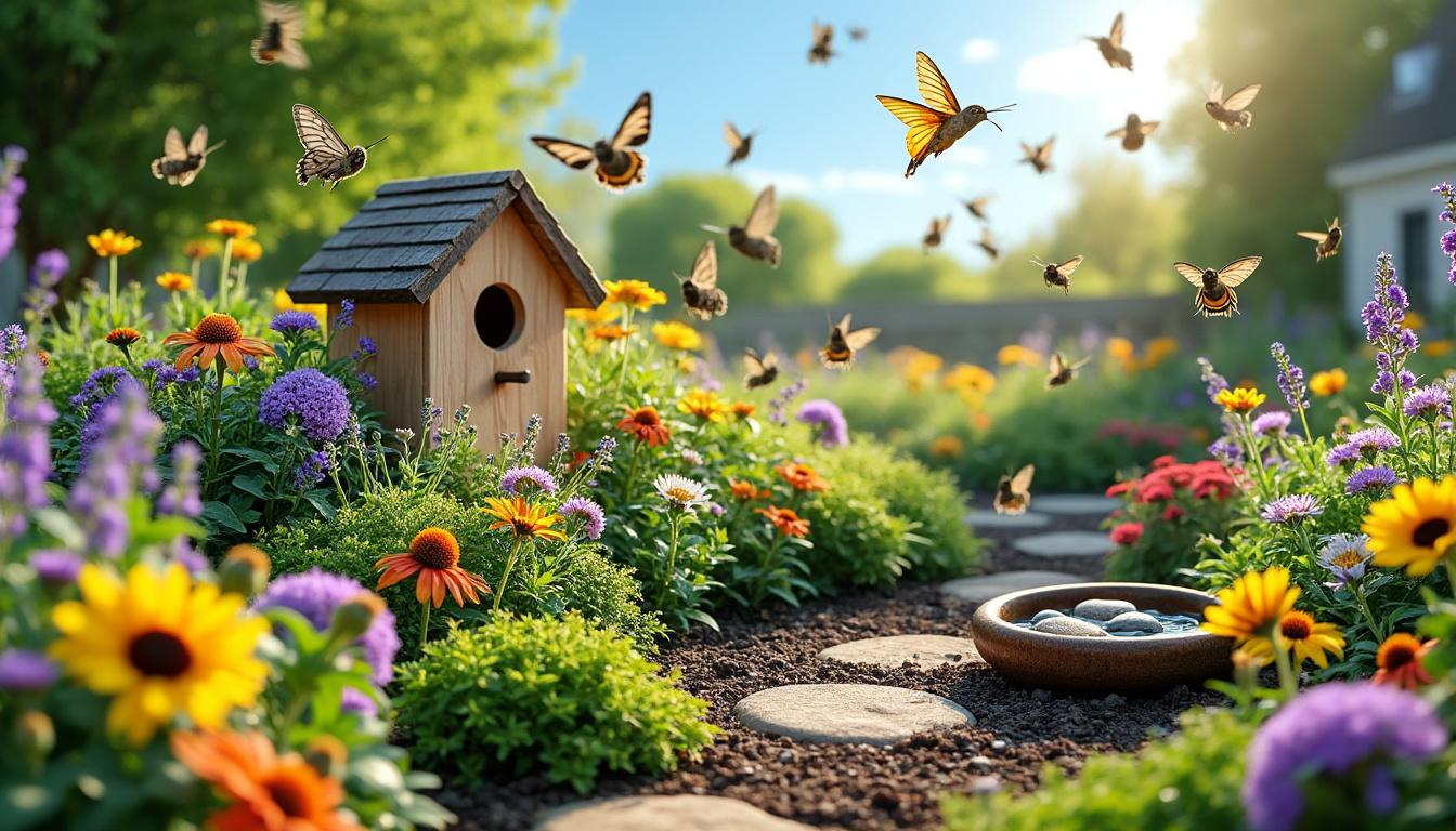 découvrez comment aménager votre espace extérieur pour attirer et favoriser la présence des pollinisateurs essentiels à la biodiversité, tout en embellissant votre jardin.