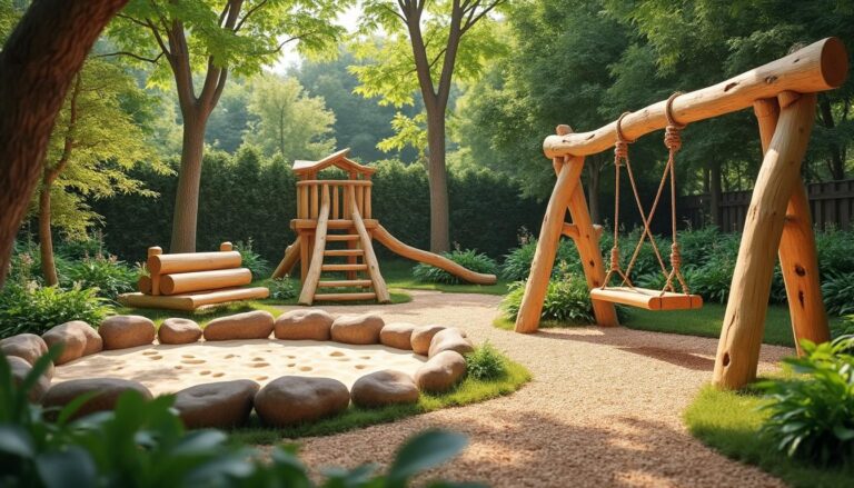 découvrez comment aménager un espace extérieur pour enfants en utilisant des matériaux naturels, favorisant un environnement sûr, écologique et ludique.