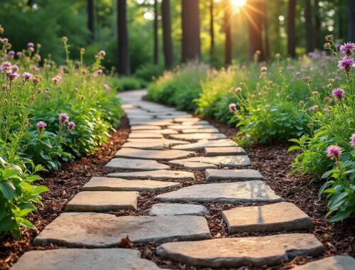 découvrez comment créer une allée écologique en utilisant des matériaux recyclés pour un jardin durable et respectueux de l'environnement.