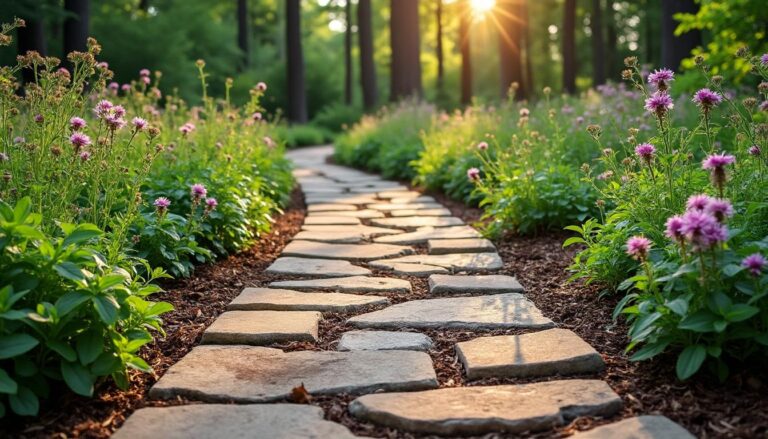 découvrez comment créer une allée écologique en utilisant des matériaux recyclés pour un jardin durable et respectueux de l'environnement.