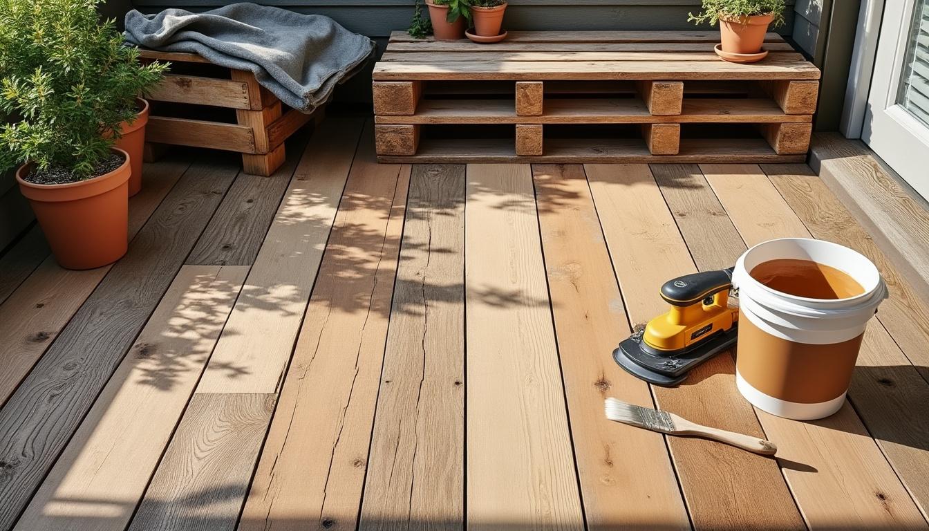 découvrez comment rénover une terrasse ancienne sans dépenser beaucoup grâce à des astuces simples et économiques pour un résultat réussi.