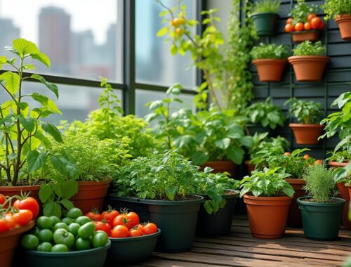découvrez comment aménager facilement votre balcon urbain pour créer un mini-potager productif, même avec peu d'espace, et profitez de vos propres légumes frais toute l'année.
